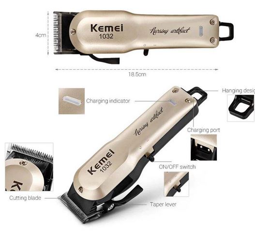ماشین اصلاح موی سر کیمی مدل KM-1032 2 ماشین اصلاح موی سر کیمی مدل KM-1032